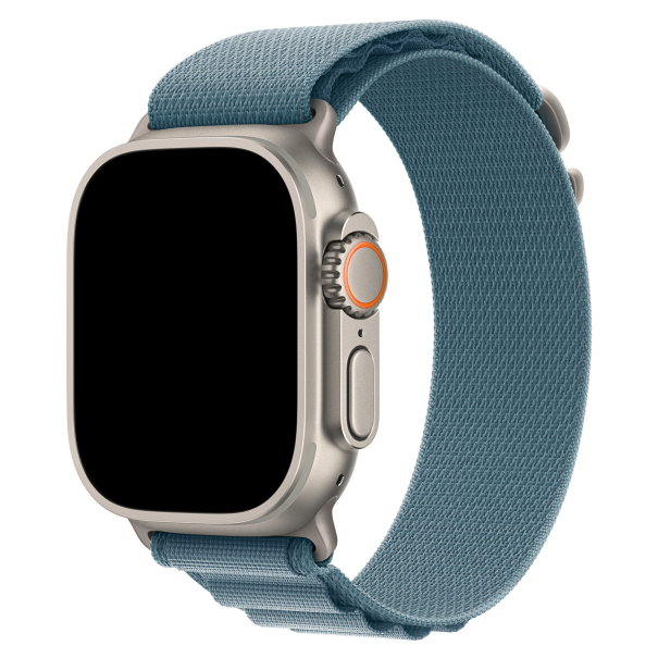 Curea Alpine Apple Watch Titanium Steel Blue