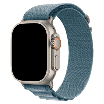 Curea Alpine Apple Watch Titanium Steel Blue