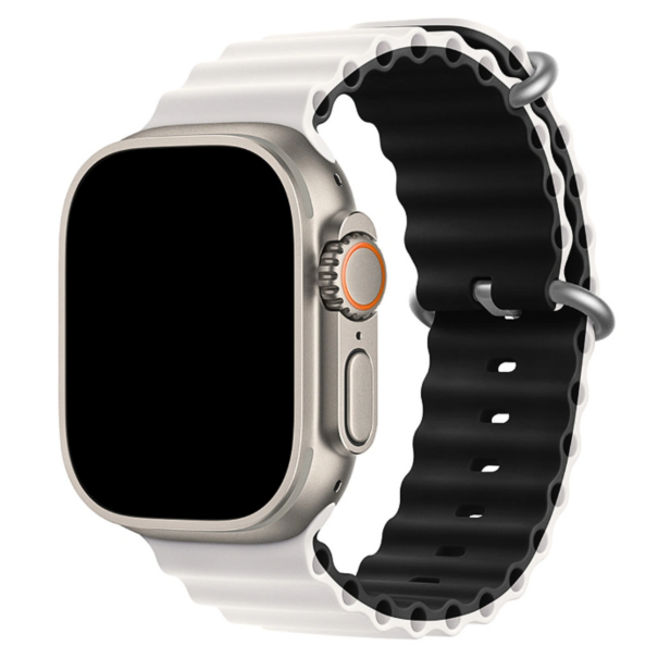 Curea Ocean Apple Watch White Black