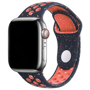 CUREA SILICONE SPORT APPLE WATCH MIDNIGHT BLUE CORAL
