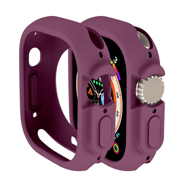 Husă Silicone Apple Watch Wine Red