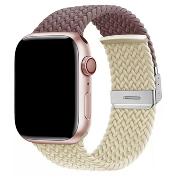 CUREA BRAIDED LOOP APPLE WATCH SMOKY MAUVE&STARLIGHT
