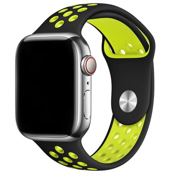 CUREA SILICONE SPORT APPLE WATCH BLACK LIME