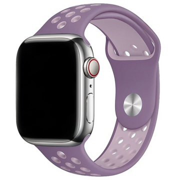 CUREA SILICONE SPORT APPLE WATCH FADED PURPLE SOFT PINK