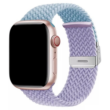 CUREA BRAIDED LOOP APPLE WATCH LIGHT BLUE&PURPLE