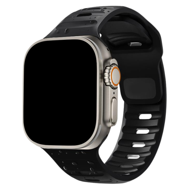 Curea Silicone Active Apple Watch Black