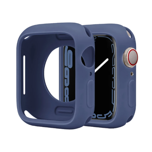 Husă Silicone Apple Watch Denim Blue