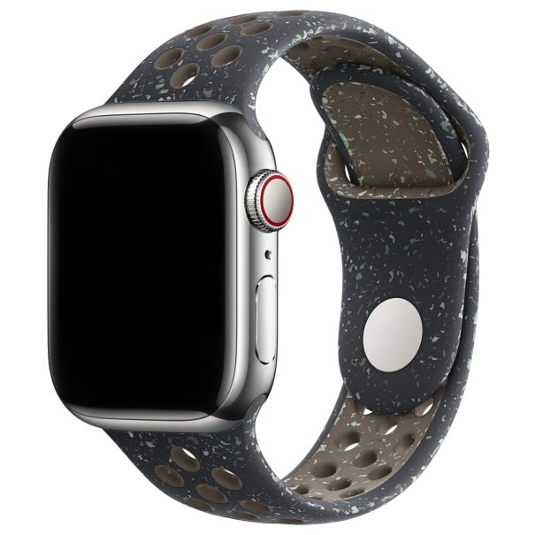 Curea Silicone Sport Apple Watch Abyss Blue Walnut