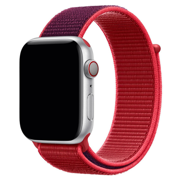 Curea Sport Loop Apple Watch Red Purple