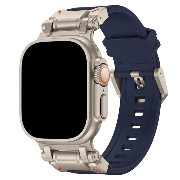 Curea Titan Apple Watch Titanium Navy Blue