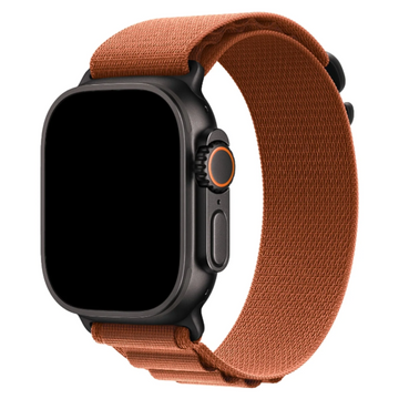 Curea Alpine Apple Watch Saddle Brown