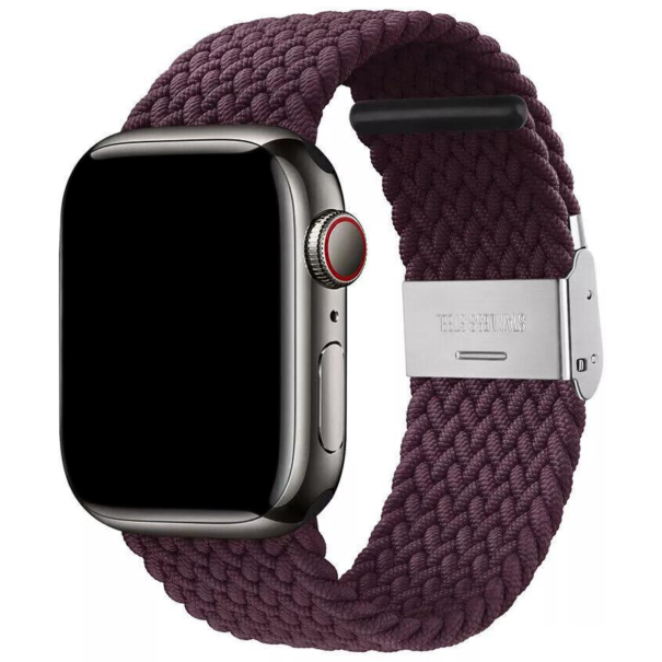 Curea Braided Loop Apple Watch Dark Cherry