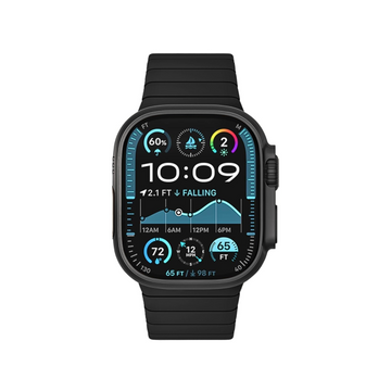 CUREA LINK BRACELET APPLE WATCH BLACK