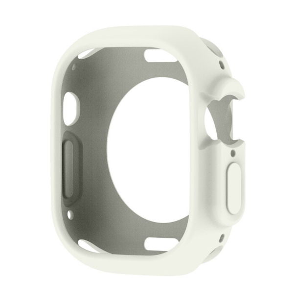 Husă Silicone Apple Watch Antique White