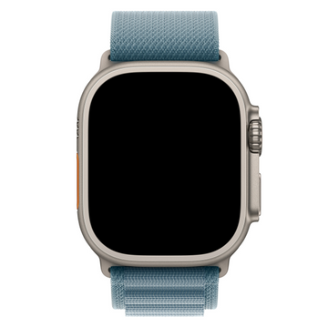 Curea Alpine Apple Watch Titanium Steel Blue