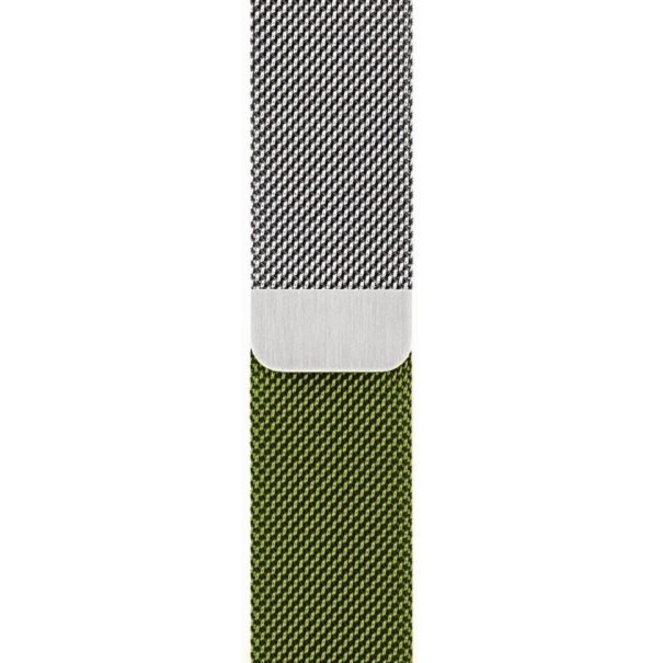 Curea Milanese Apple Watch Mint Green Silver