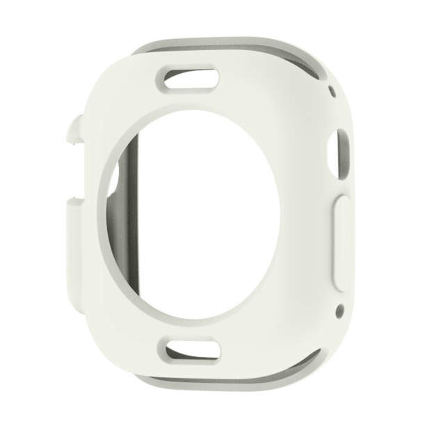 Husă Silicone Apple Watch Antique White