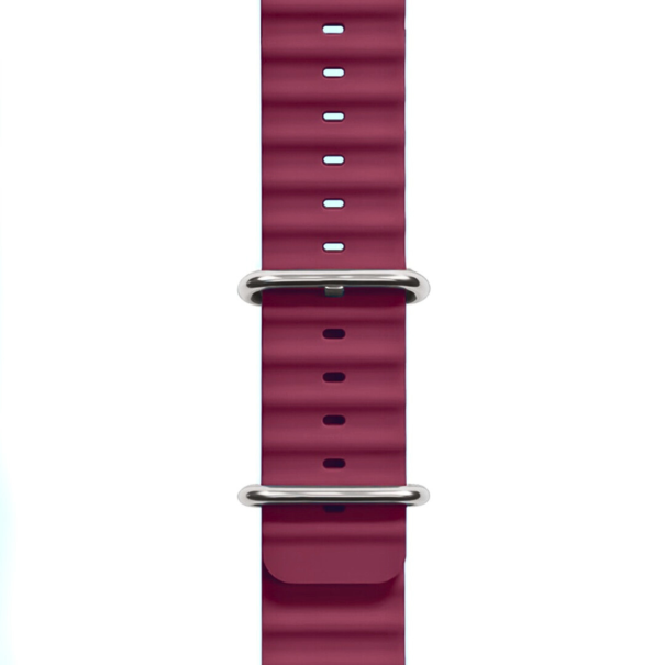 Curea Ocean Apple Watch Wine Red