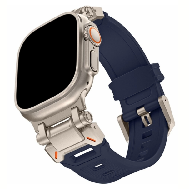 Curea Titan Apple Watch Titanium Navy Blue