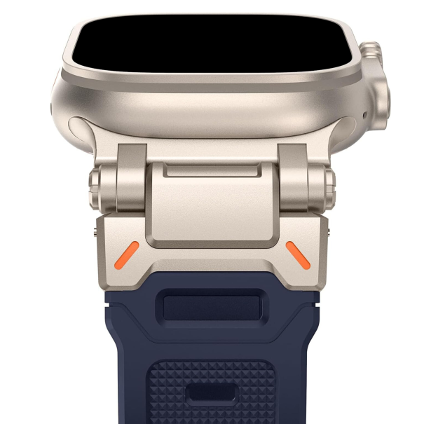 Curea Titan Apple Watch Titanium Navy Blue