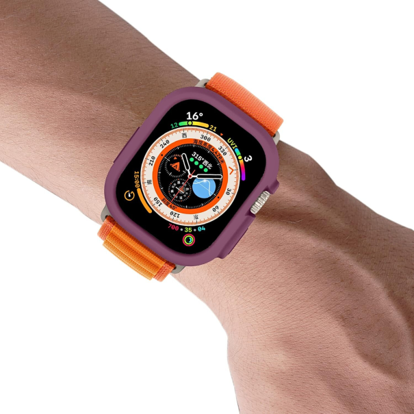 Husă Silicone Apple Watch Wine Red