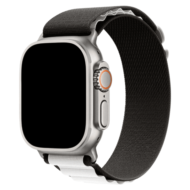 Curea Alpine Apple Watch White Black