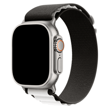 Curea Alpine Apple Watch White Black
