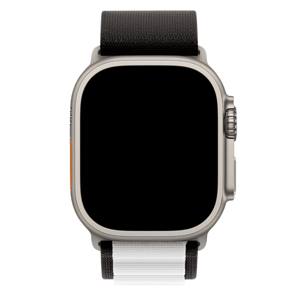 Curea Alpine Apple Watch White Black