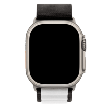 Curea Alpine Apple Watch White Black