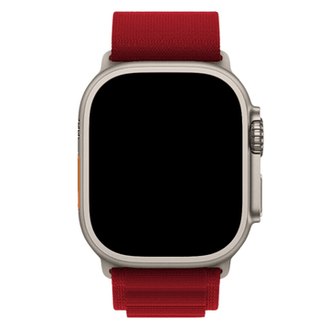 Curea Alpine Apple Watch Wine Red