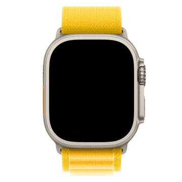 Curea Alpine Apple Watch Yellow