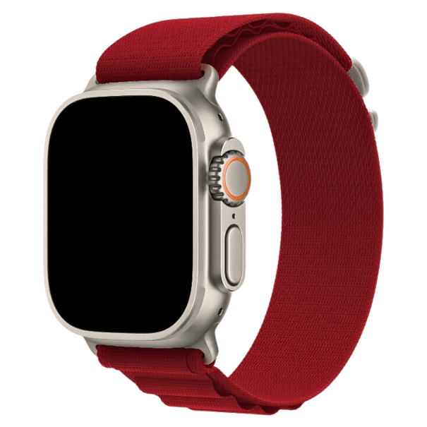 Curea Alpine Loop Apple Watch Wine Red
