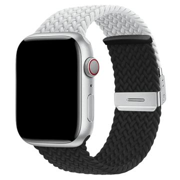 CUREA BRAIDED APPLE WATCH BLACK&WHITE