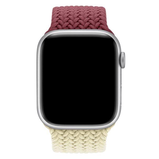 Curea Braided Apple Watch Wine Red&Starlight