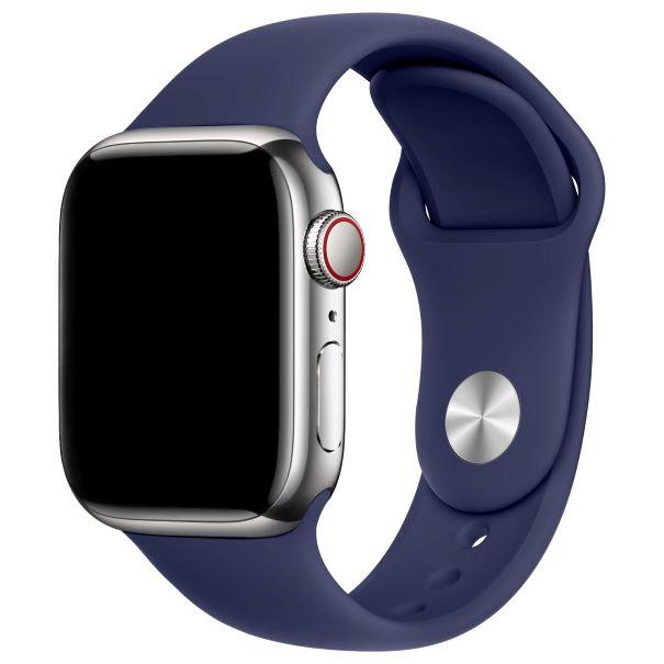 Curea Silicone Apple Watch Navy Blue