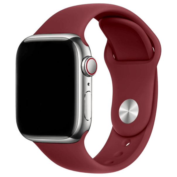 Curea Silicone Apple Watch Raspberry Red