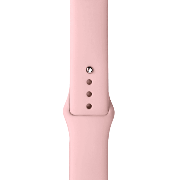Curea Silicone Apple Watch Soft Pink