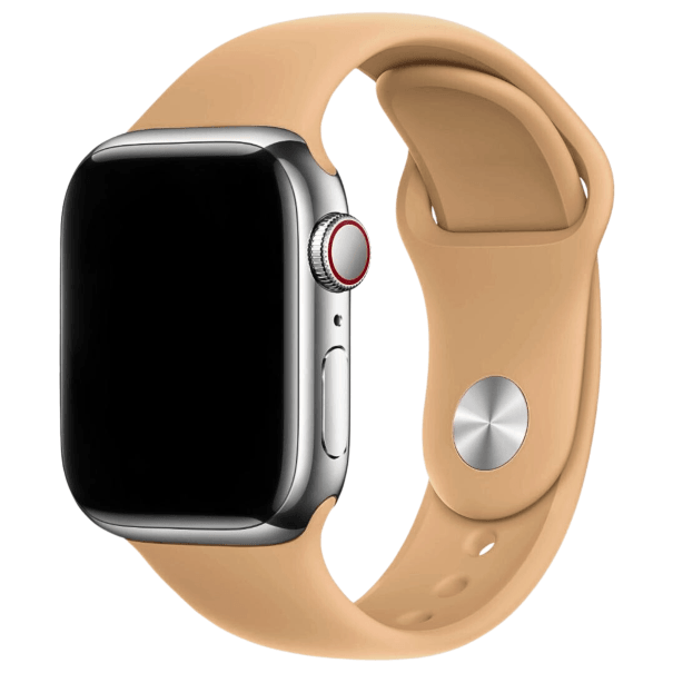 Curea Silicone Apple Watch Walnut