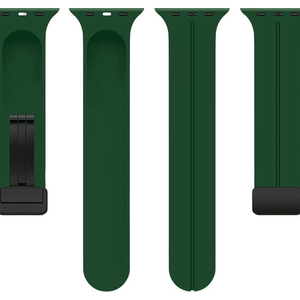 Curea Silicone Magnetic Apple Watch Army Green