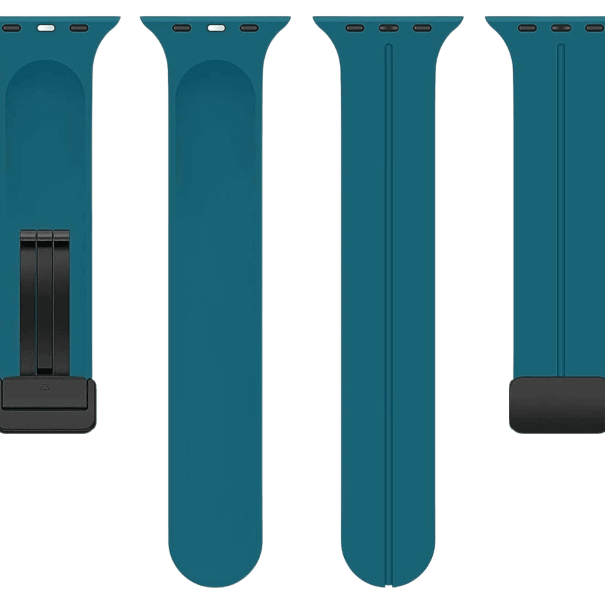 Curea Silicone Magnetic Apple Watch Mallard Green
