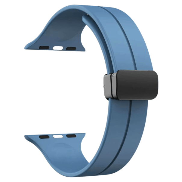 Curea Silicone Magnetic Apple Watch Northern Blue