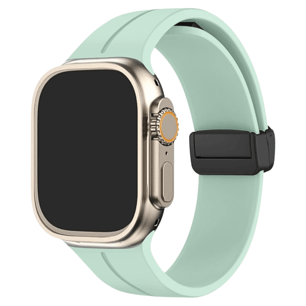 Curea Silicone Magnetic Apple Watch Teal Mint