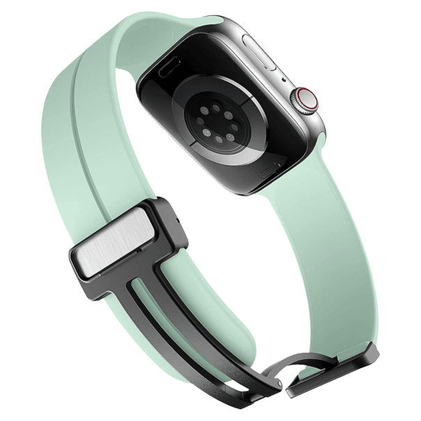 Curea Silicone Magnetic Apple Watch Teal Mint
