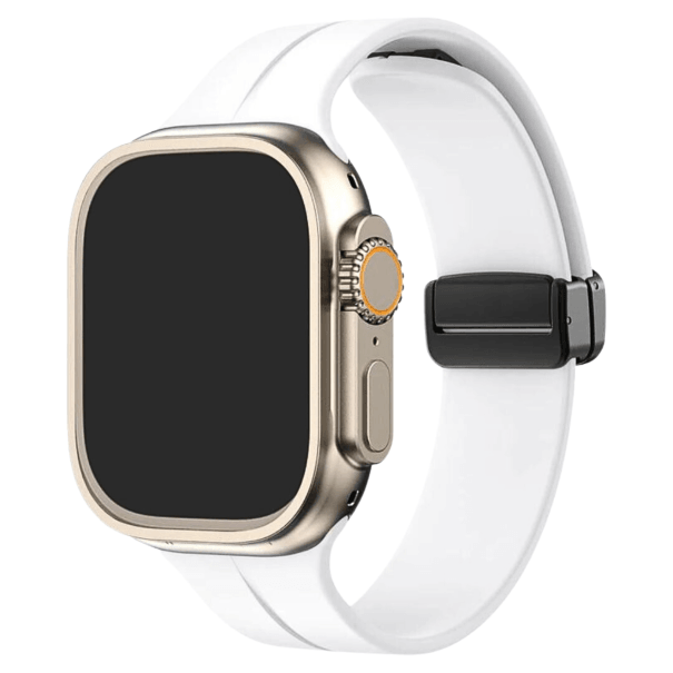 Curea Silicone Magnetic Apple Watch White