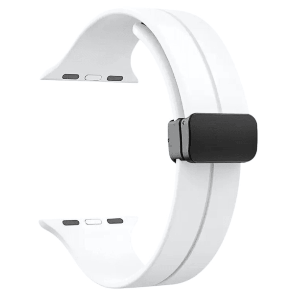 Curea Silicone Magnetic Apple Watch White