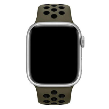 CUREA SILICONE SPORT APPLE WATCH ARMY GREEN BLACK