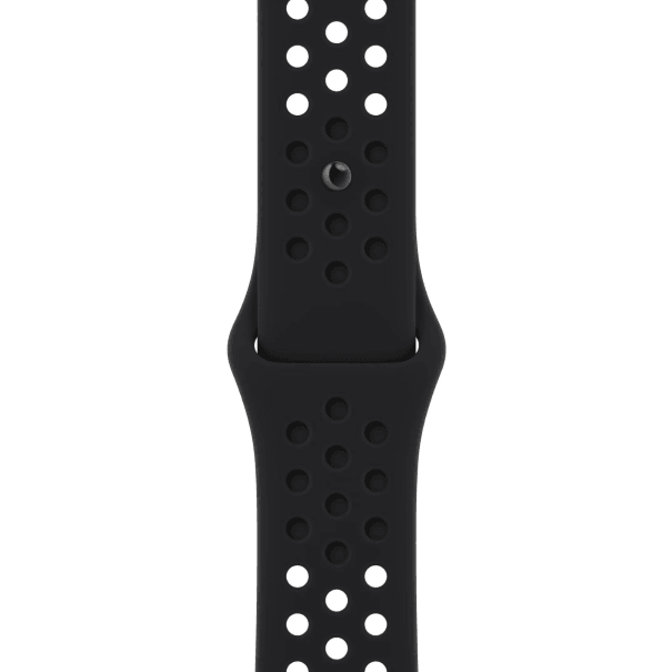 Curea Silicone Sport Apple Watch Black Black