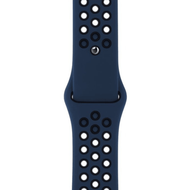 Curea Silicone Sport Apple Watch Midnight Blue Black
