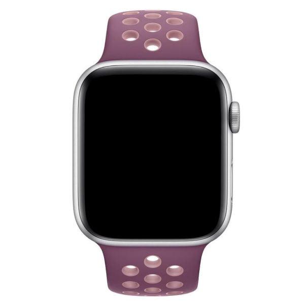 Curea Silicone Sport Apple Watch Smoke Purple Soft Pink