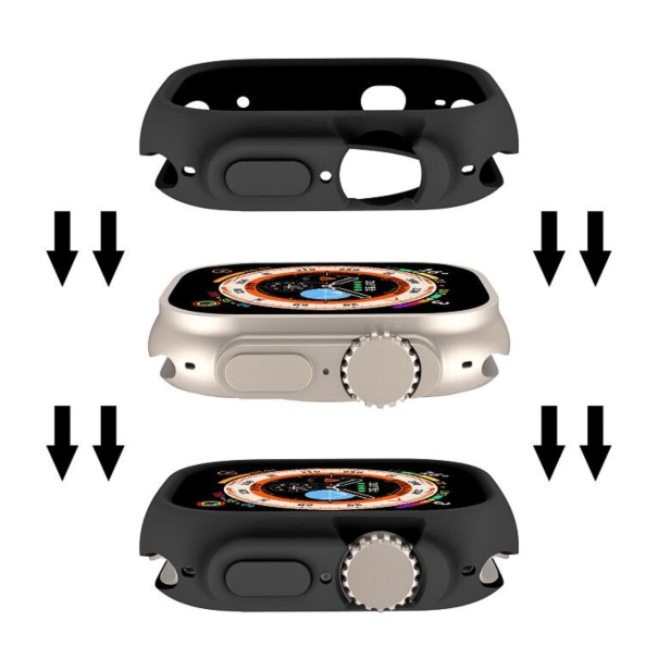 Husă Silicone Apple Watch Black